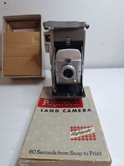 Vintage Polaroid Highlander Land Camera Model 80A Nice Condition Original Box