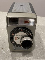 Vintage Kodak Brownie 8mm Movie Camera F 2.7 Working Perfect Vintage Recording