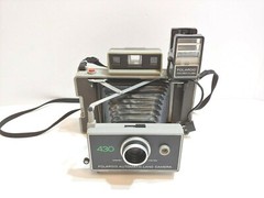 Vintage POLAROID Automatic Land Camera 430 With Neck Strap – Untested/Parts