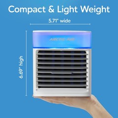 Arctic Air Pure Chill 2.0 Evaporative Air Cooler By Ontel – Powerful Quiet