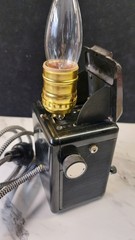 Vintage Pho-tek Reflex II Camera United States Flickering Light Conversion Lamp