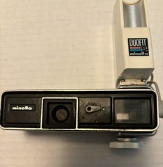 Minolta 16 Sub Miniature 16mm Camera ROKOR f/3.5 Lens W/ Flash