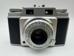 VINTAGE ANSCO SUPER MEMAR Rangefinder CAMERA W/Rare 1:2.8/45 Lens & Case