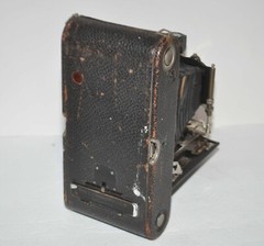 Vintage KODAK No. 3A Autographic Model C Folding Camera Shutter Tested