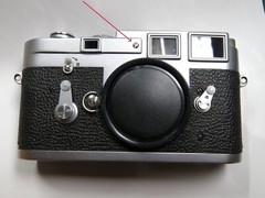 (39) Leica M4 M3 M2 M1 small screw to hide rangefinder hole repair parts