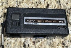 Kodak Tele-Instamatic 608 Compact 110 Film Camera Untested Vintage Nice