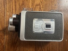 Vintage Kodak Brownie 226 8mm Movie Camera f/1.9 Turret lens, 1950’s