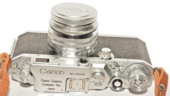VINTAGE CANON 50mm, f1.5 LENS & RF CAMERA IVSB WITH CASE. BEAUTIFUL & WORKING