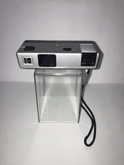 Vintage KODAK Pocket Instamatic 10 Camera Black and Silver (UNTESTED)