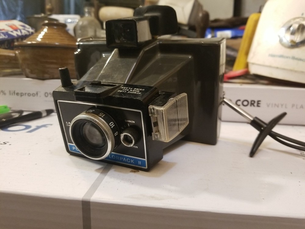 Vintage Polaroid Colorpack II 2 Land Camera with Strap-Clean