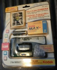 2003 Kodak iCam Pc400 35mm Film Camera Sealed with Flash Vintage Rare Early Tech