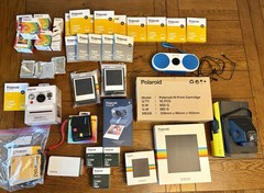 Big Polaroid Lot – Now, Now+, Impossible I-1, Go Cameras, P2 Speaker, Hi-Print