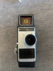 Bell & Howell Electric Eye Black Vintage Movie Camera with Case