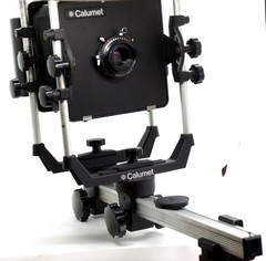 Calumet View 4×5 Monorail Kit MC Caltar 11-E 150 mm 6.3 lens Copal 0 Shutter