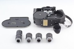 [CLA’d] Bolex H16 REX5 16mm film movie camera + 13,25,50,100mm 4Lens from Japan