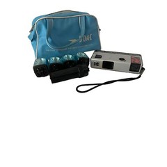 Kodak Instamatic 10 Pocket Camera Flash in Cosmopolition’s Kaboodle Bag