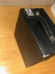 Vintage Kodak Brownie Target Six-16 Box Camera Black & Silver Art Deco