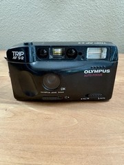 Olympus Trip AF S-2 35mm Auto Focus Film Camera Black, Olumpus Lens 34mm, DX