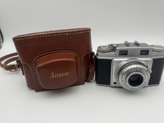 VINTAGE ANSCO SUPER MEMAR Rangefinder CAMERA W/Rare 1:2.8/45 Lens & Case