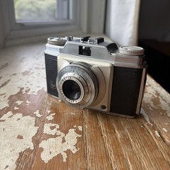 Vintage Agfa Silette Pronto Camera With Case Made in Germany 1950’s (U)