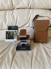 Polaroid sx-70 instant camera-film&flash tested-very nice-Ships Same Day