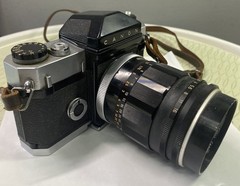 Canon Canonflex 1959 One Of 1st 35mm SLR Camera W/Super Catomatic 100mm Lens
