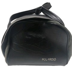 Vintage Polaroid Leather Carrying Case/Bag W/Zipper 6.5″x7.5″x6″ Great Condition