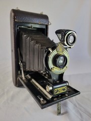 Antique Kodak 1-A Autographic Folding Camera 1917 Model with Damaged Cover