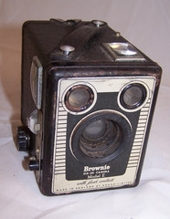 Vintage Six-20 ‘Brownie’ E Black Camera Made by Kodak