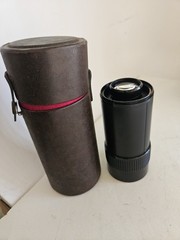 Vintage Japan 52mm Camera Lense With Original Leather Case 4 3/4″ x 21/8″