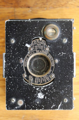 Kodak ball bearing shutter 2 Folding Brownie camera vintage 1930 Eastman