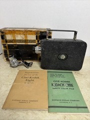 Vintage Eastman Cine-Kodak Eight Model 60 With Original Box And Instructions