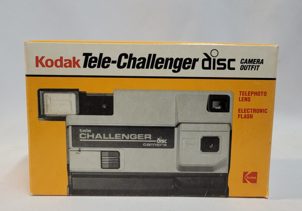 1989 Kodak Tele-Challenger Disc Camera In BOX