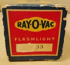 Vintage Brownie Movie camera 8mm no.82 W/ Box , Ray-O Vac Flashlight