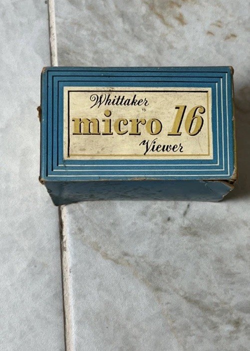 VINTAGE Camera Whittaker Micro 16 Subminiature Film Camera Vintage W/ Box