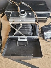 Polaroid 360 Land Camera, Electronic Flash + Charger With Original Hard Case