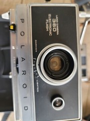 Polaroid 360 Land Camera, Electronic Flash + Charger With Original Hard Case