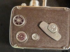 Bell & Howell 172 8mm Movie Camera w/ Case / Film/ Exposure Meter/Case untested