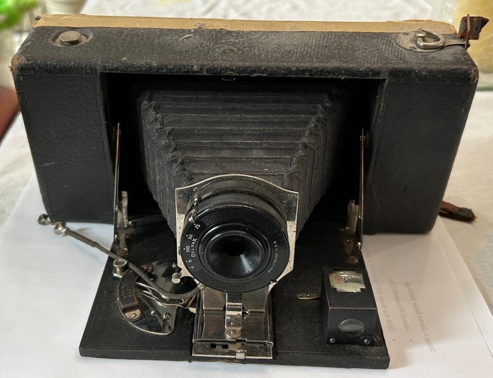 Rare Antique Camera Collapsing Wollensak Optical Co Rochester USA