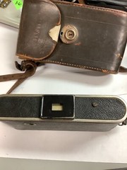 Vintage AGC Reporter Folding camera with case Read