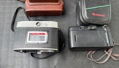 Lot Of 2 Camera (1) Kodak Automatic 35 35mm & (1) Discovery 312 Zoom Vintage