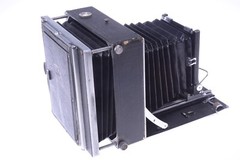 ✅ LINHOF TECHNIKA 13X18CM (5X7) II CAMERA *WORKS* W/ VIEWING HOOD & GROUND GLASS