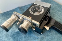 Kiev 16 C-3 16mm Soviet Movie Camera, PO-51 2.8/20 & Industar-50, Mint, Complete