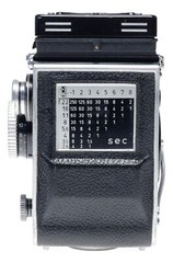 Tele Rolleiflex Type 1 6×6 Film TLR Camera Sonnar f/4 135mm Serviced