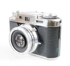 -Bolsey Jubilee 35mm Camera Bolsey-Steinheil 45mm f/2.8 Lens Set-O-Matic(0436)