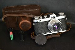 SERVISED! Rare Camera FED Zarya ( Zaria ) Vintage 35mm Rangefinder Industar-26M