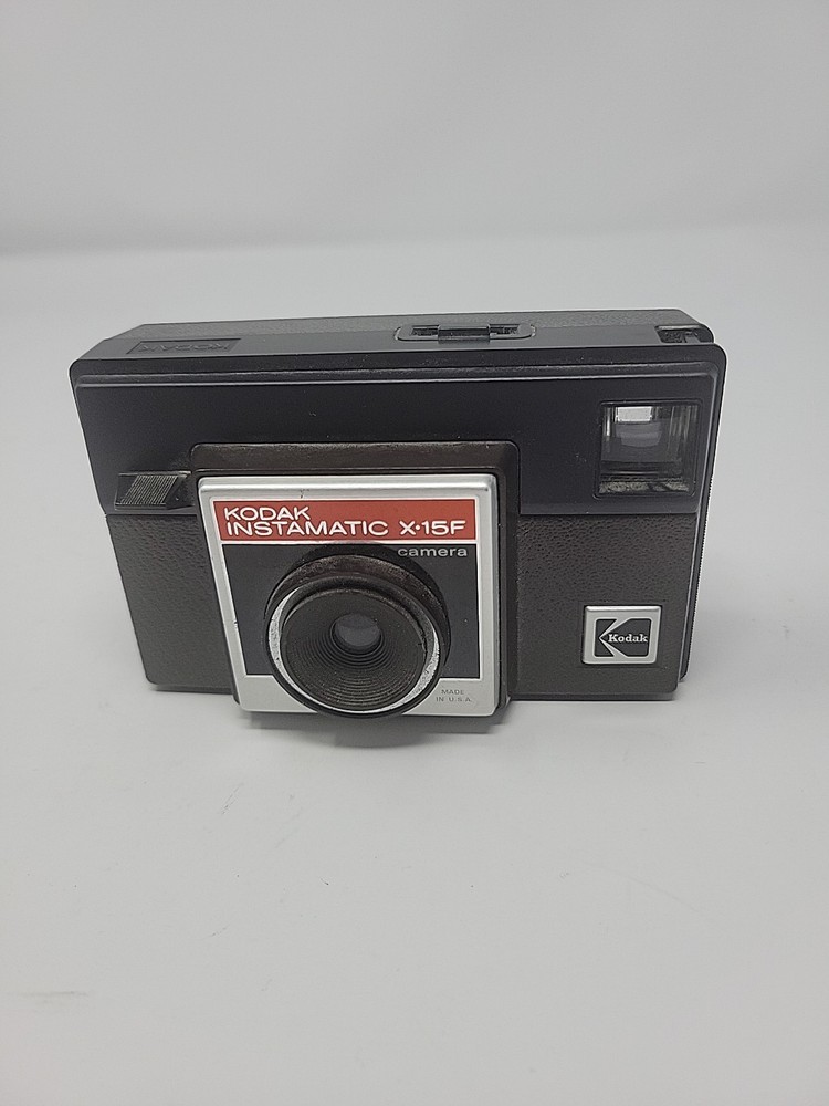 KODAK INSTAMATIC X-15F Vintage 126 Film Camera Made in USA Very Clean Untested