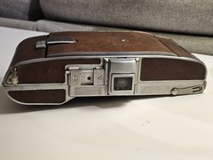 Vintage Polaroid Speedliner Model 95B Folding Instant Film Camera Brown Leather