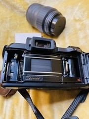 Pentax SF1 SLR 35mm Camera W/ Lens UV Filters Light Meter & Case Tested!