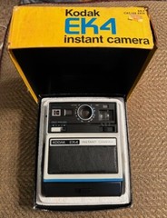 VINTAGE 1976 KODAK EK4 INSTANT CAMERA W/ ORIGINAL BOX